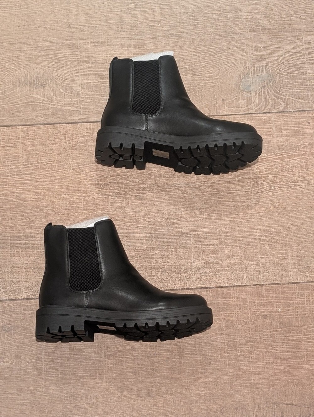 Black Portland Chelsea Lug Sole Boots - Women's Size 9 Marco Republic Size 9
